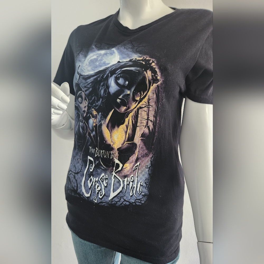 Corpse Bride Victor & Emily Women T-Shirt Size Small - Picture 2 of 9